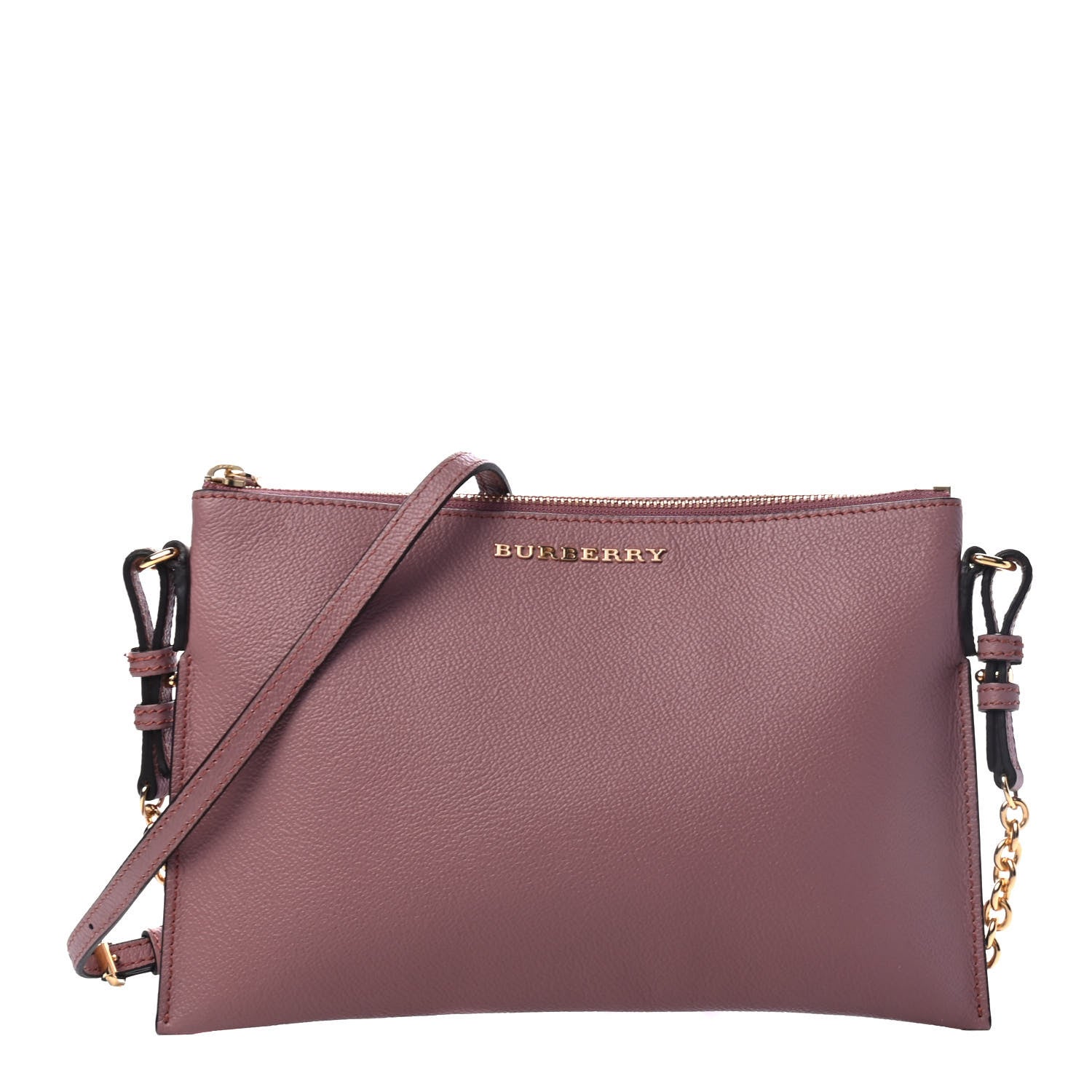 Burberry Grainy Calfskin Check Crossbody Clutch Bag 1 of 4