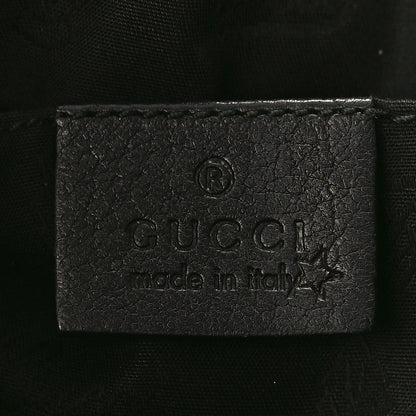 Gucci Calfskin Bamboo Croisette Evening Bag Black 6 of 10