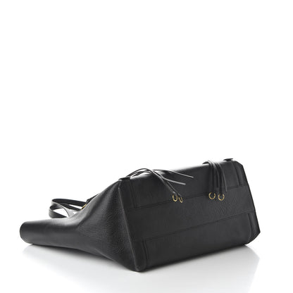 Chloe Smooth Calfskin Medium Milo Shopping Tote Black 4 of 9