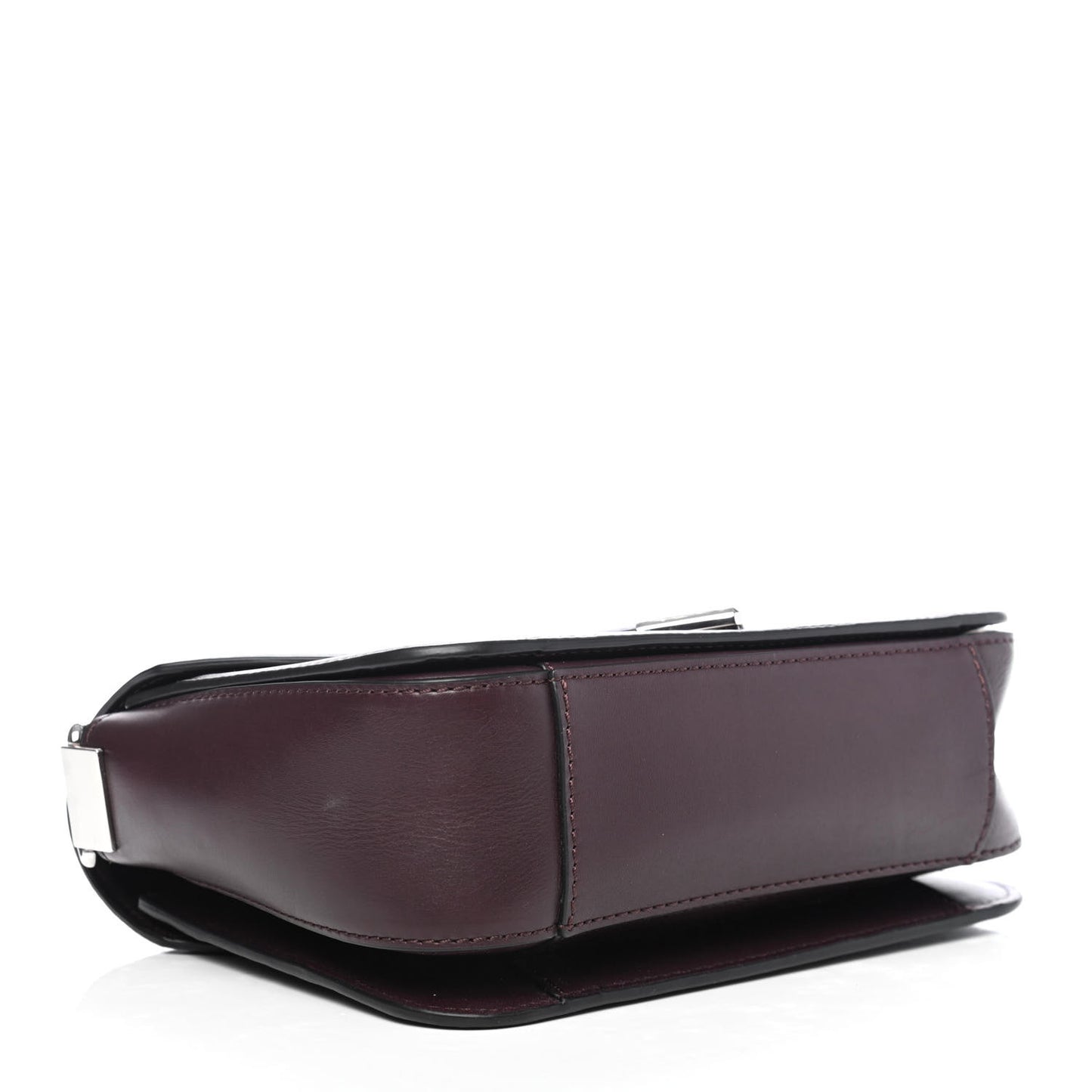 Calfskin Prisma Envelope Crossbody Oxblood