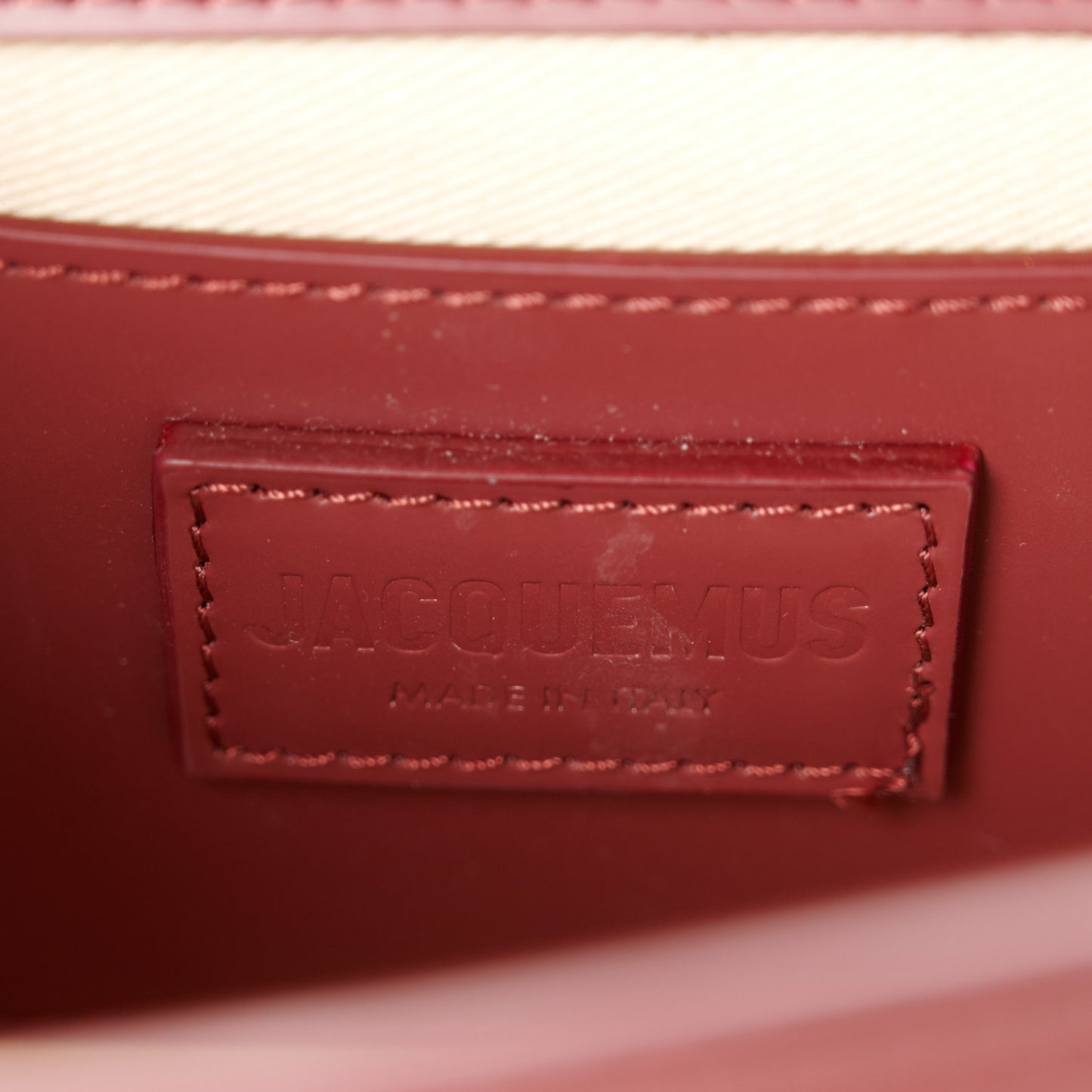 Smooth Calfskin Le Grand Bambino Dark Burgundy