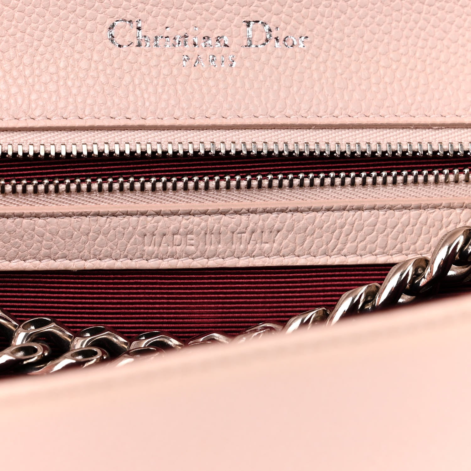 Christian Dior Grained Calfskin Medium Diorama Flap Bag Rose Poudre 7 of 16