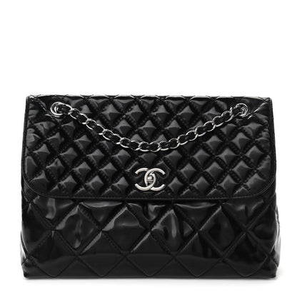 Chanel Vinyl Quilted In the Business Flap Bag Black 1 of 11