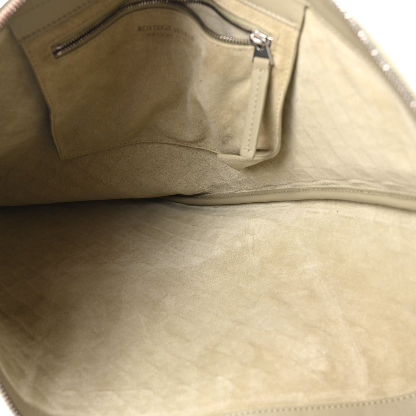 Calfskin Intrecciato Virgule Travertine