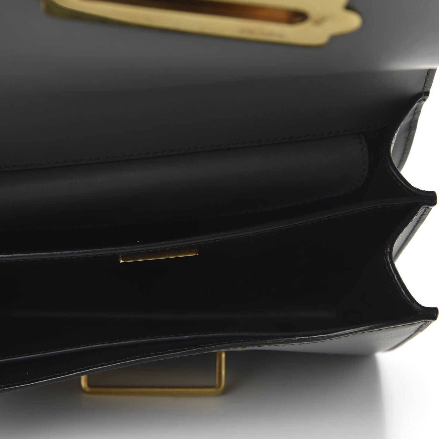 City Calfskin Saffiano Cahier Bag Mercurio Black