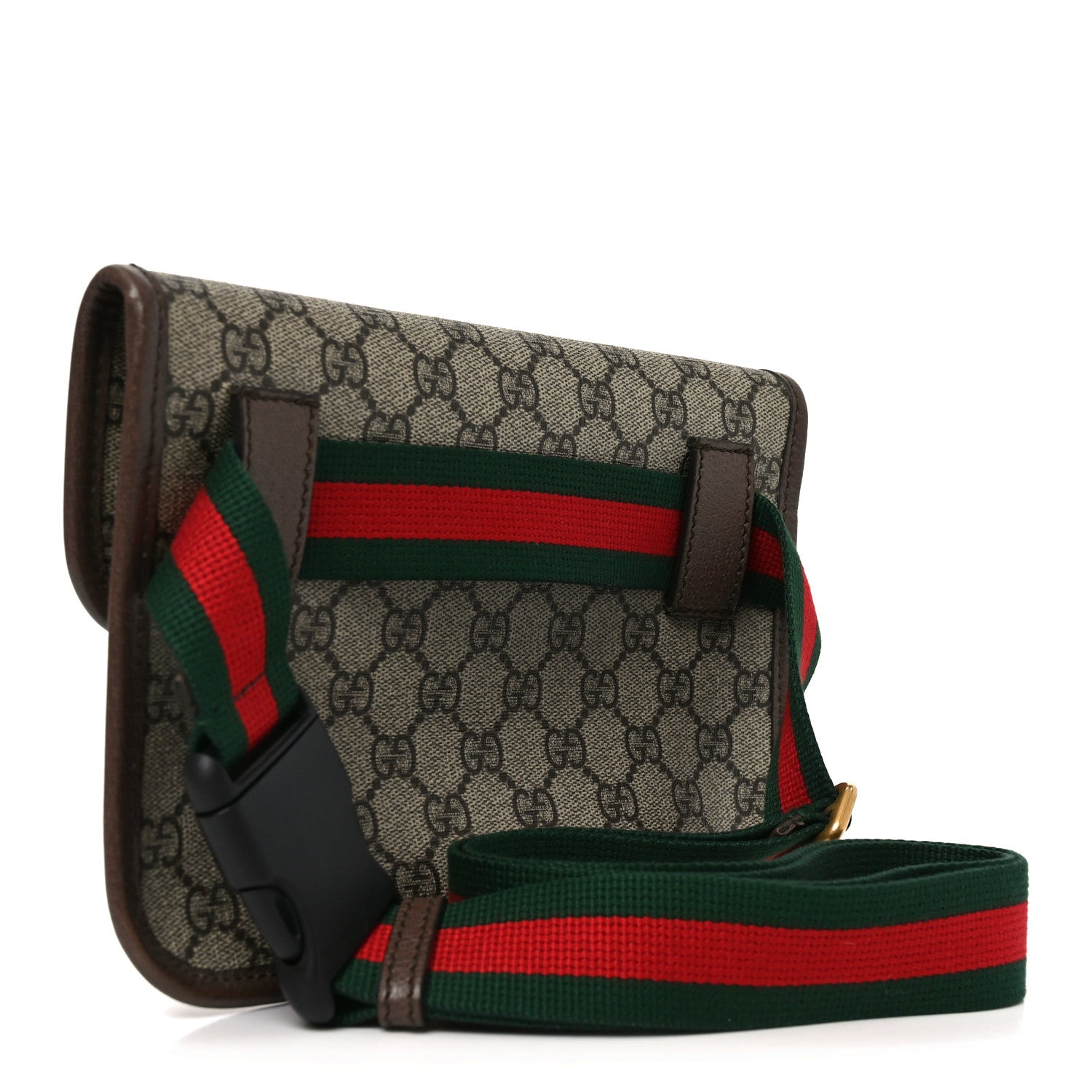 Gucci GG Supreme Monogram Neo Vintage Web Belt Bag Brown 3 of 11