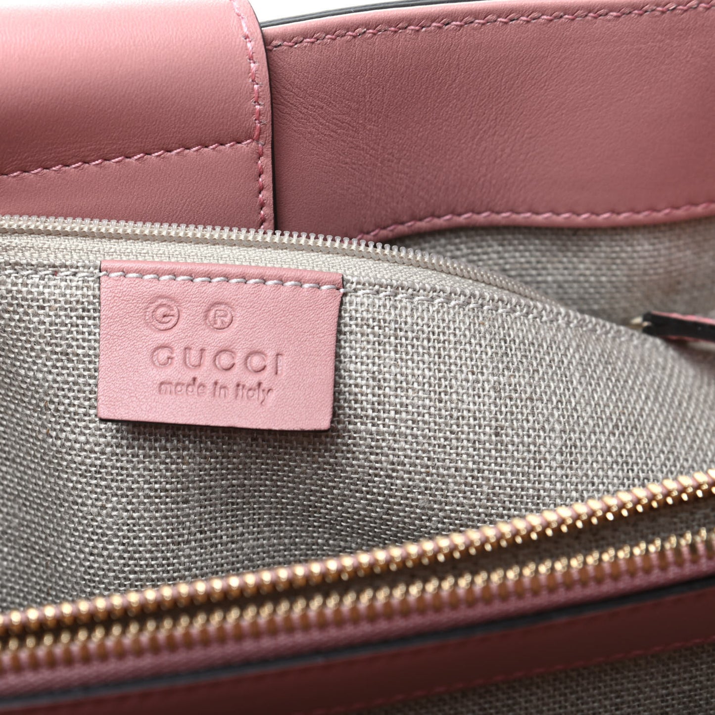 Soft Microguccissima Medium Tote Soft Pink
