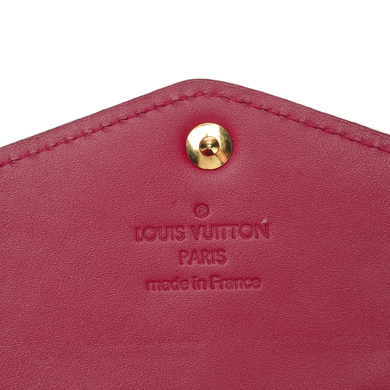 Louis Vuitton Vernis Sarah Wallet NM Rose Indien 6 of 7