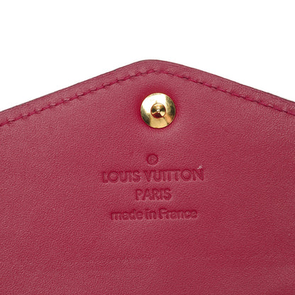 Louis Vuitton Vernis Sarah Wallet NM Rose Indien 6 of 7