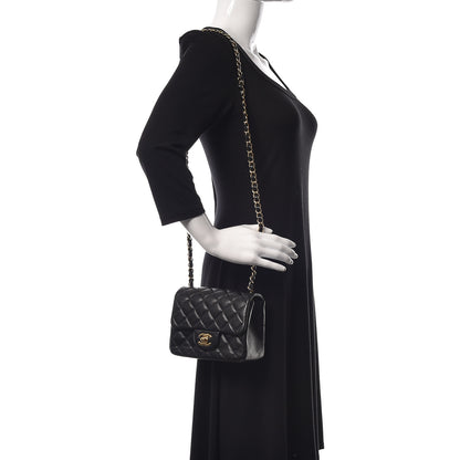 Chanel Caviar Quilted Mini Square Flap Black 2 of 11