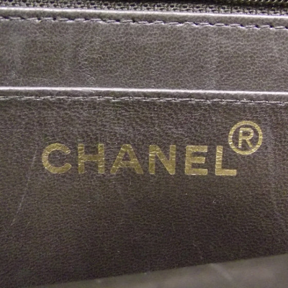 Lambskin Medium Flap Dark Brown