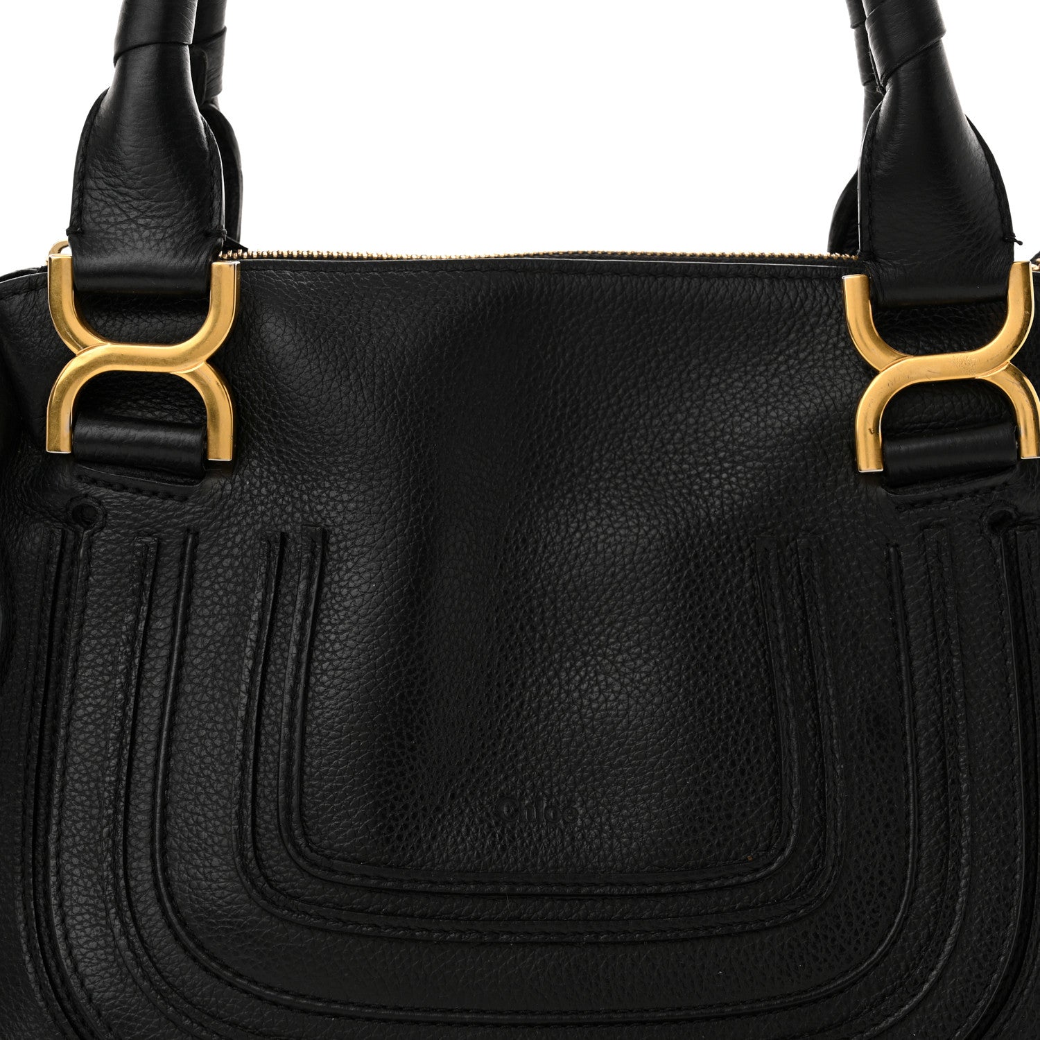 Chloe Calfskin Small Marcie Satchel Black 8 of 16