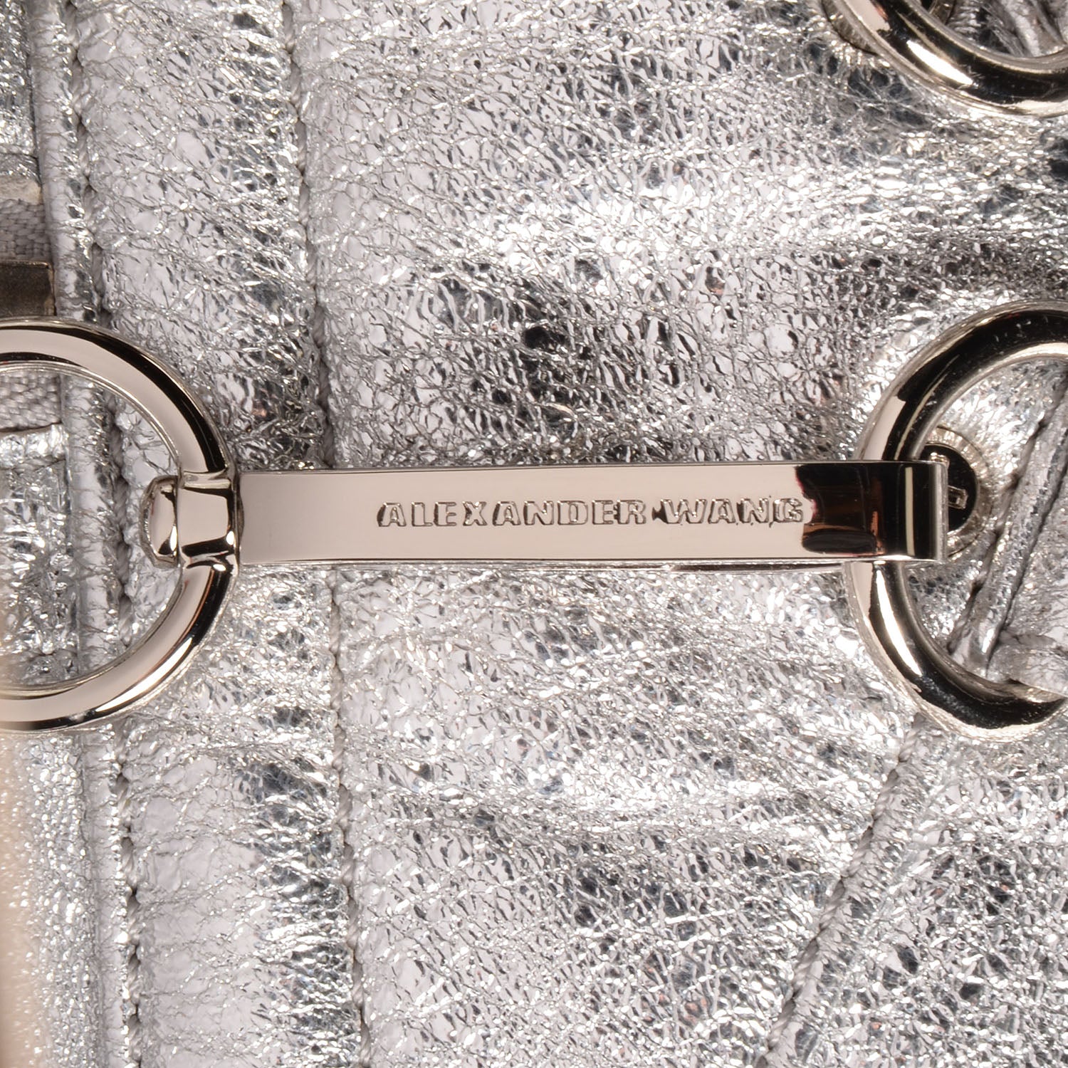 Alexander Wang Rhodium Foil Marti Backpack Silver 5 of 7