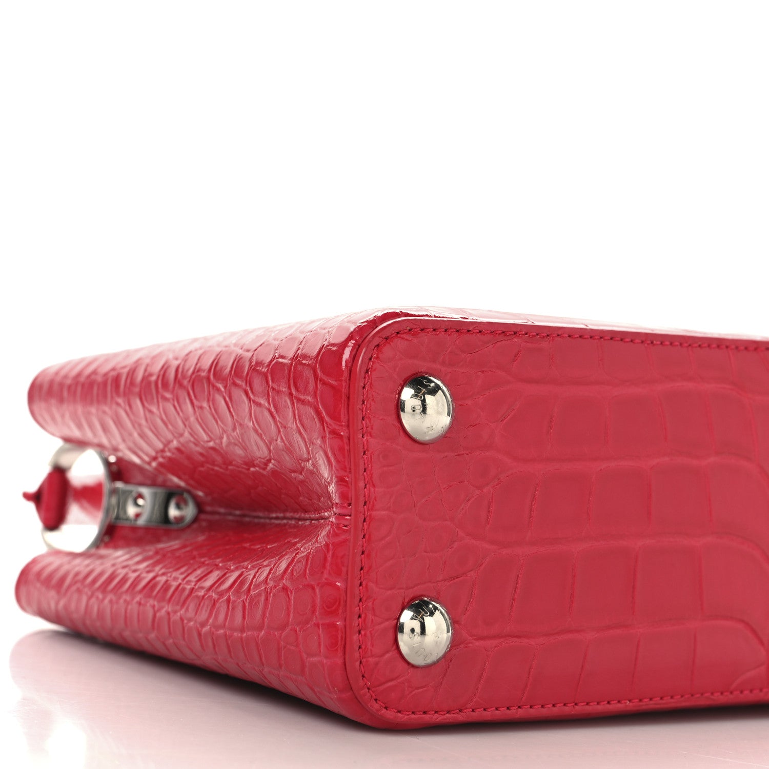 Louis Vuitton Alligator Capucines BB Fuchsia 8 of 9