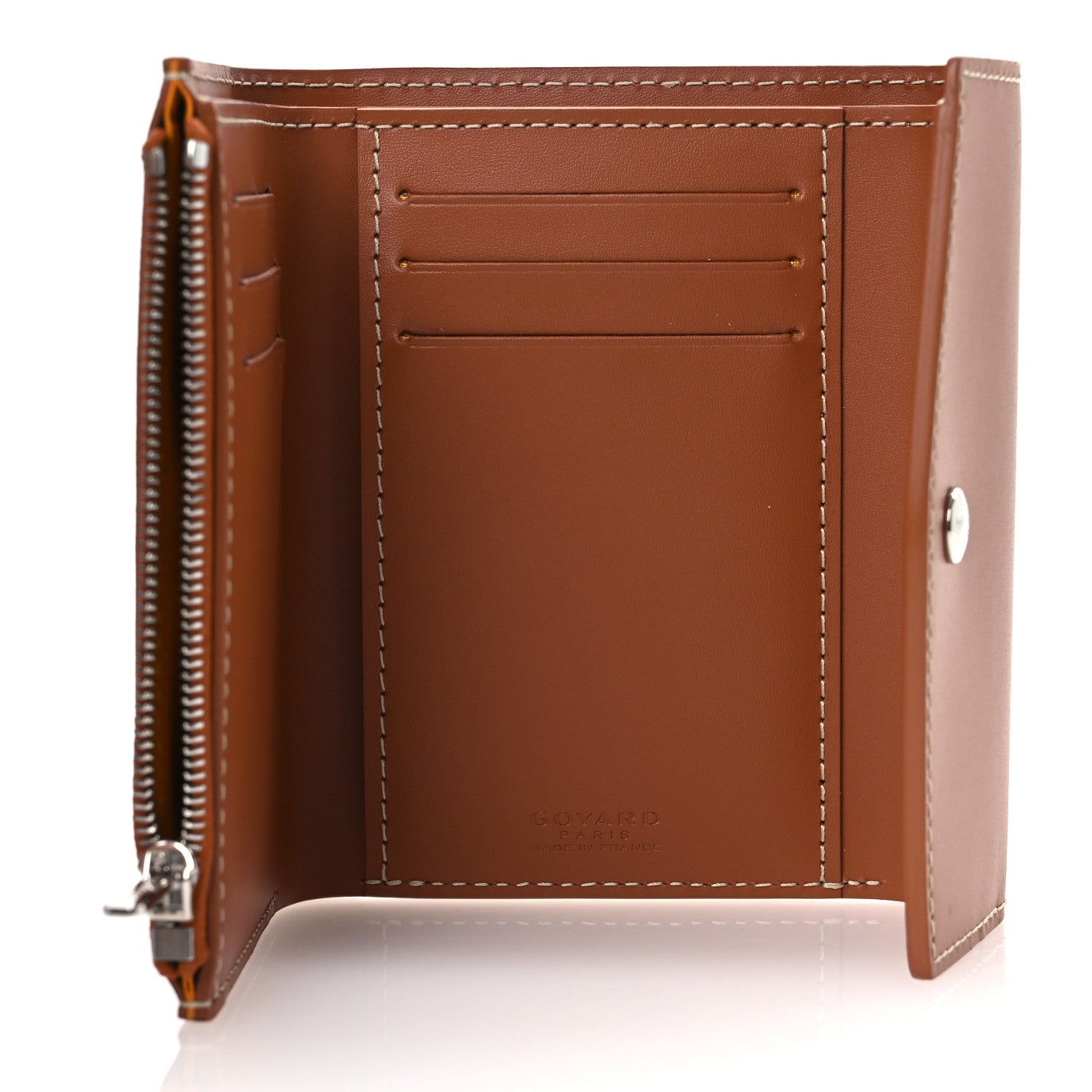 Goyard Goyardine Saint-Gabriel Compact Wallet Black Gold 1671141