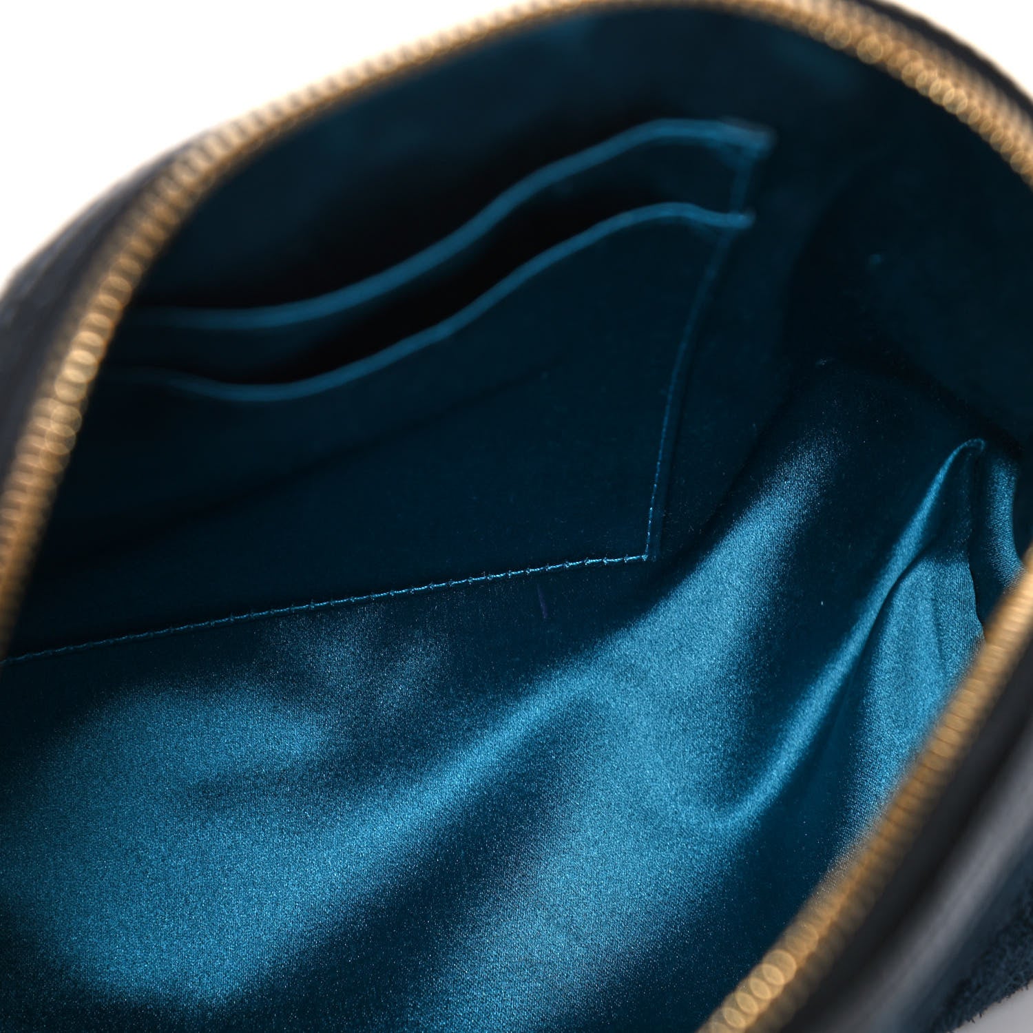 Gucci Suede Patent Dragon Embroidered Small Ophidia Dome Shoulder Bag Blue Multicolor Black 15 of 16