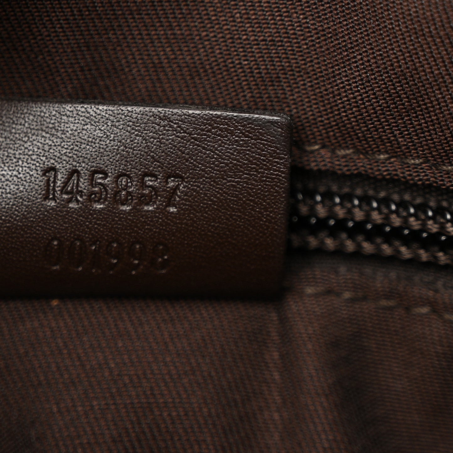 Monogram Calfskin Perforated Medium Flat Messenger Bag Dark Brown