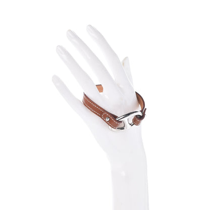 Hermes Natural Tadelakt Granville Bracelet L Fauve 2 of 7