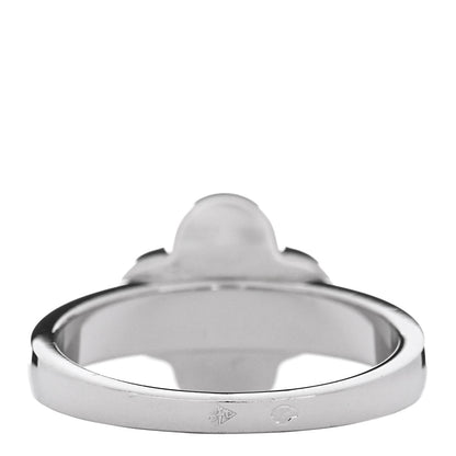 Van Cleef & Arpels VAN CLEEF & ARPELS 18K White Gold Diamond Pure Alhambra Ring 51 5.75 4 of 5