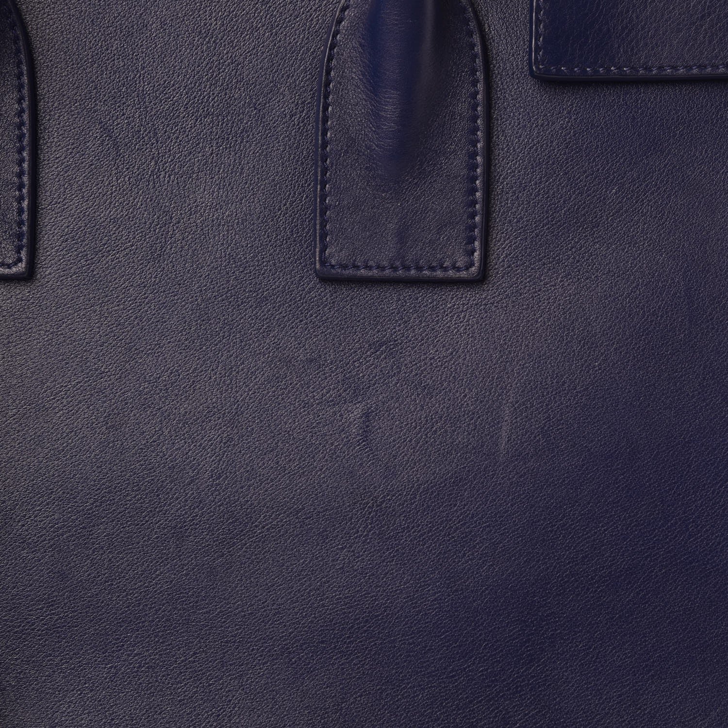 Saint Laurent Calfskin Small Sac De Jour New Marine 7 of 11