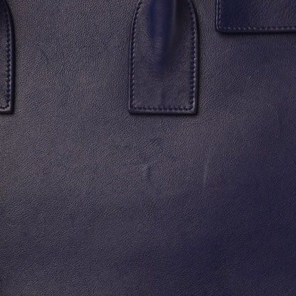 Saint Laurent Calfskin Small Sac De Jour New Marine 7 of 11