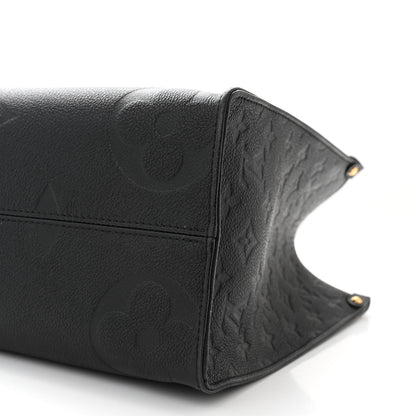 Louis Vuitton Empreinte Monogram Giant OnTheGo MM Black 9 of 9