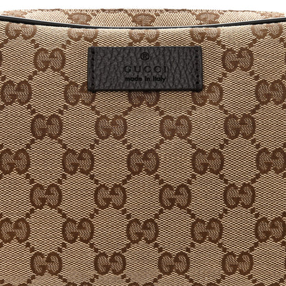 Gucci Monogram Dollar Calfskin Belt Bag Beige Ebony Testa di Moro Marrone Scuro 8 of 10