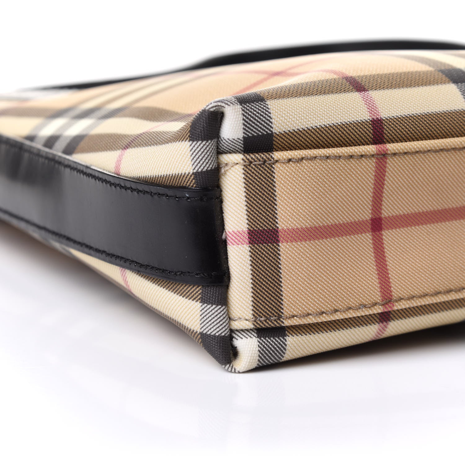 Burberry Vintage Check Shoulder Bag Black 10 of 11