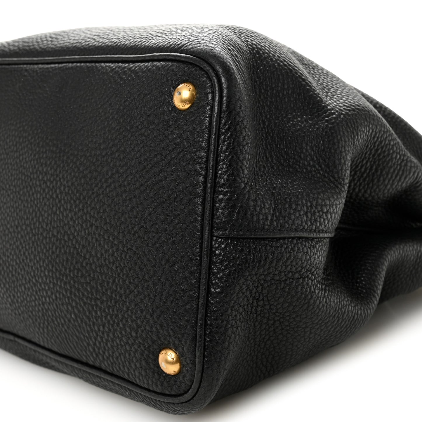 Vitello Daino Tote Black