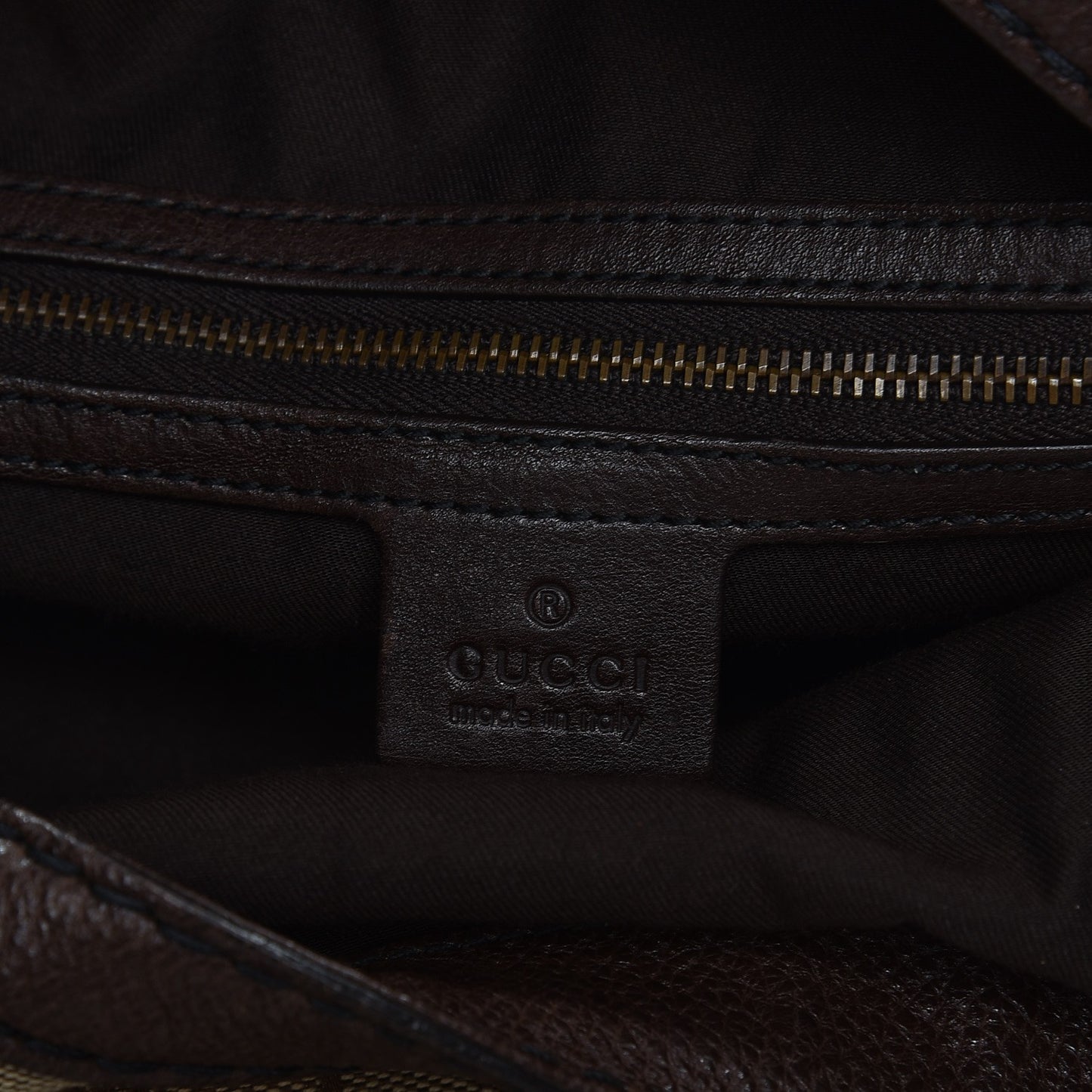 Monogram Large Jockey Hobo Dark Brown