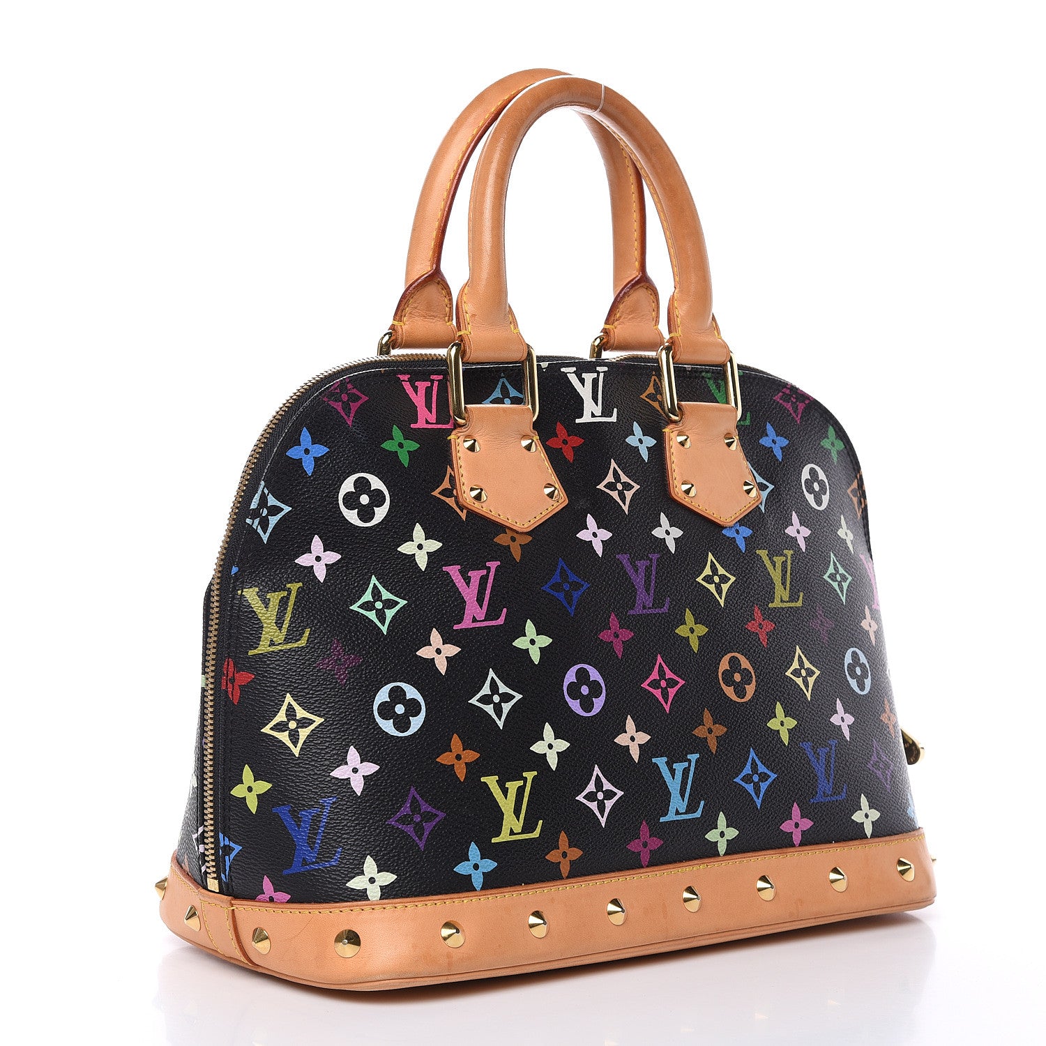 Louis Vuitton Monogram Multicolor Alma Black 3 of 12
