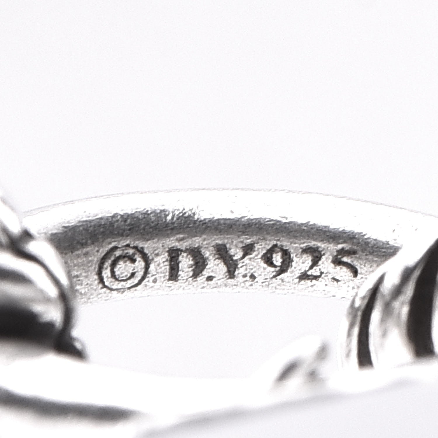 David Yurman Sterling Silver 10mm Medium Oval Link Bracelet 5 of 6