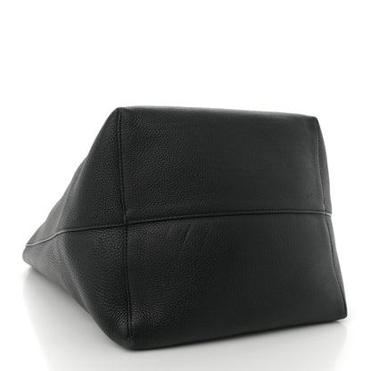 The Row Grained Calfskin Large N/S Park Tote Black 4 of 10