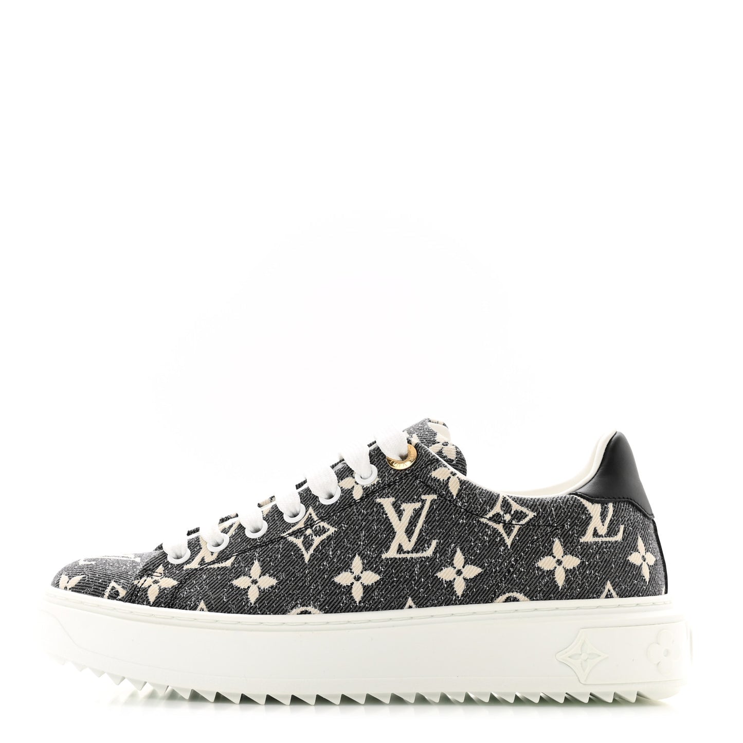 Denim Monogram Time Out Sneakers 37