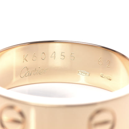 Cartier 18K Yellow Gold 5.5mm LOVE Ring 62 10 4 of 5