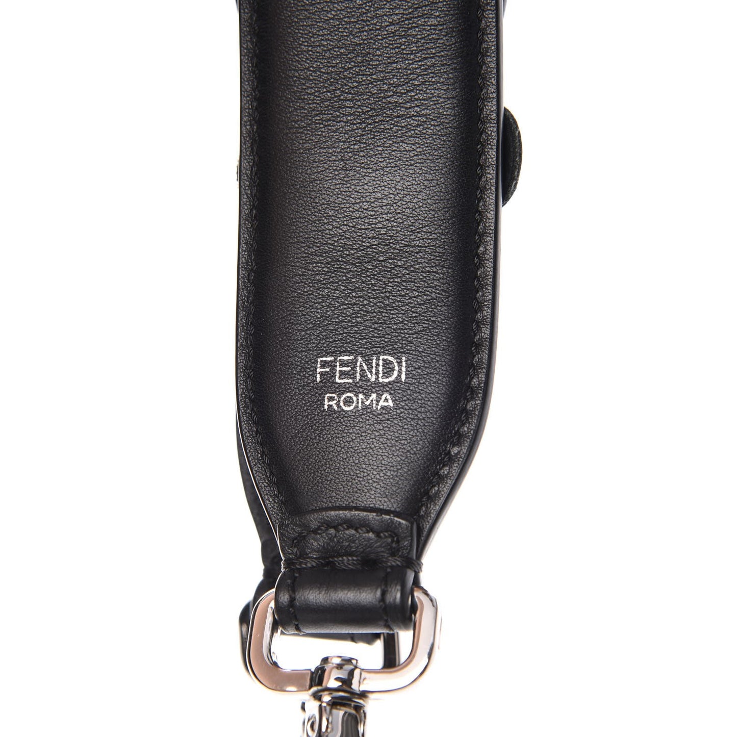 Vitello Dolce Nappa Patent Flowerland Studded Strap You Black