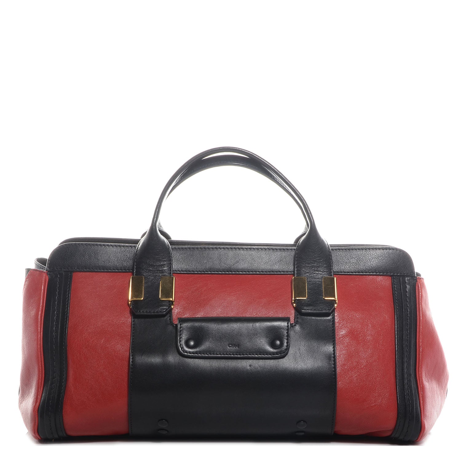 Chloe Leather Medium Alice Satchel Holly Berry 1 of 8