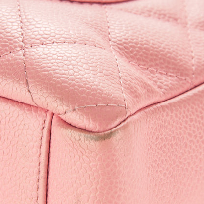 Chanel Caviar Quilted Petit Shopping Tote PST Pink 11 of 14