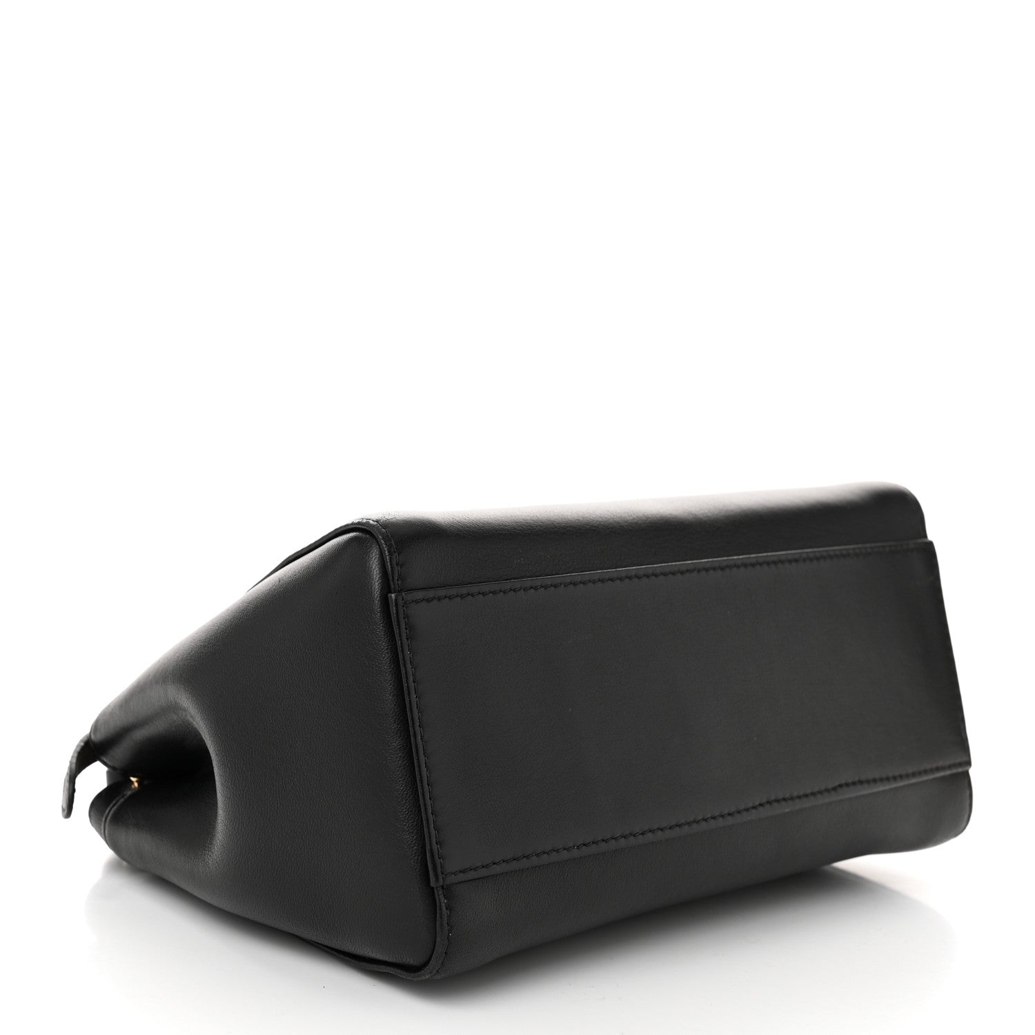 Fendi Nappa Mini Peekaboo Iconic Satchel Black 4 of 11