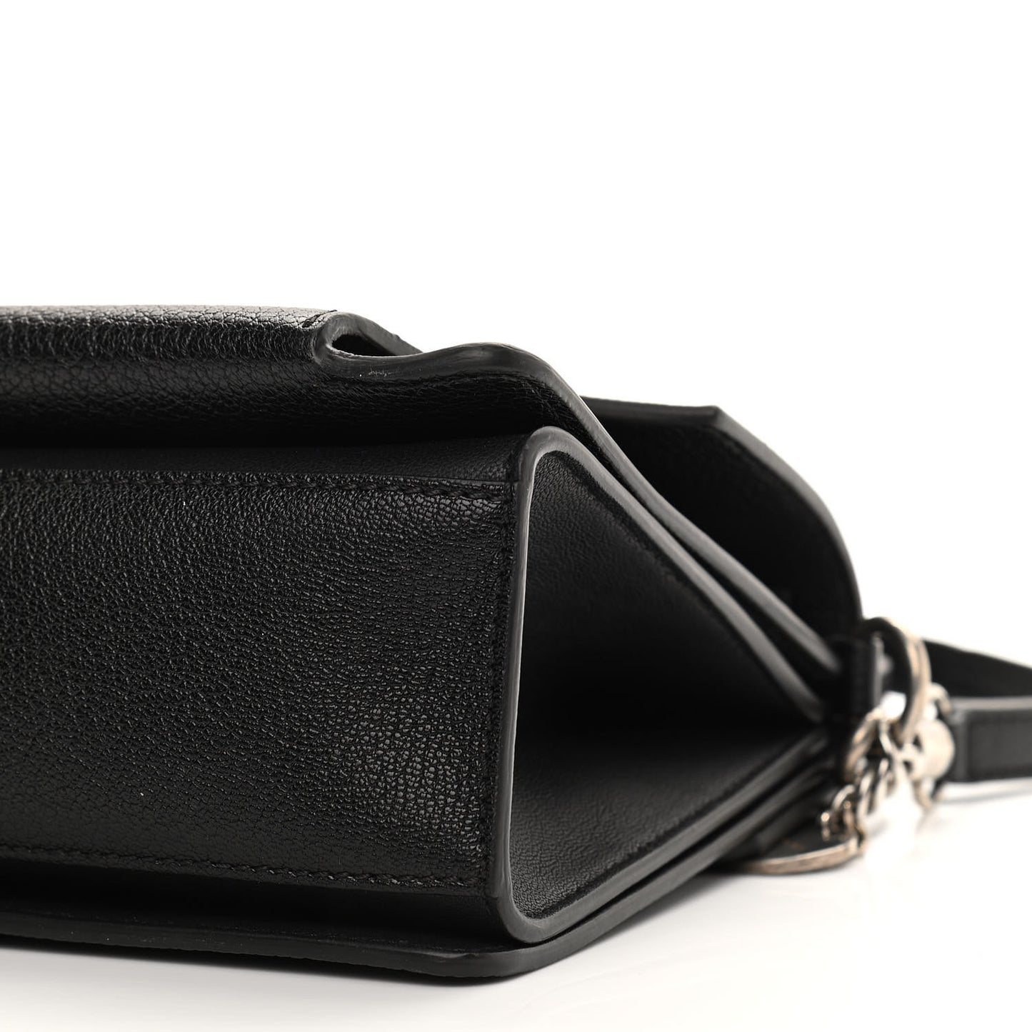 Goatskin Small GV3 Shoulder Bag Black