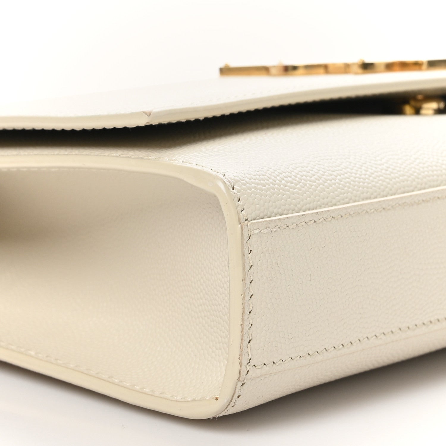 Saint Laurent Grain De Poudre Medium Classic Monogram Kate Satchel Crema Soft 9 of 10