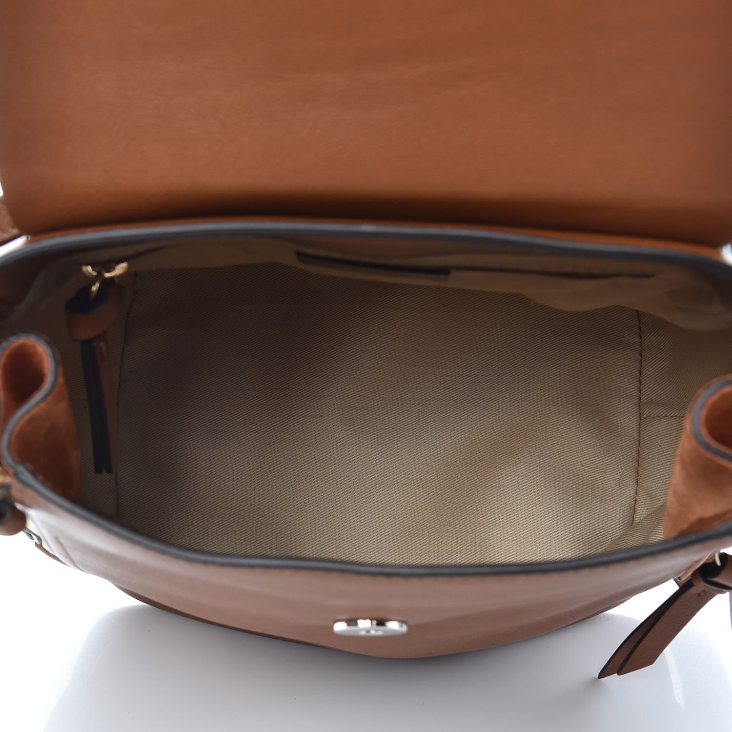 Chloe Suede Calfskin Medium Faye Backpack Tan 5 of 9