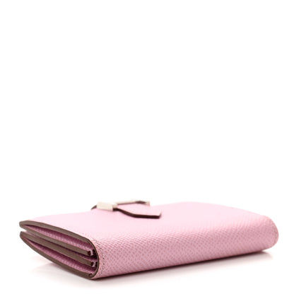 Hermes Epsom Bearn Card Holder Wallet Mauve Sylvestre 4 of 6