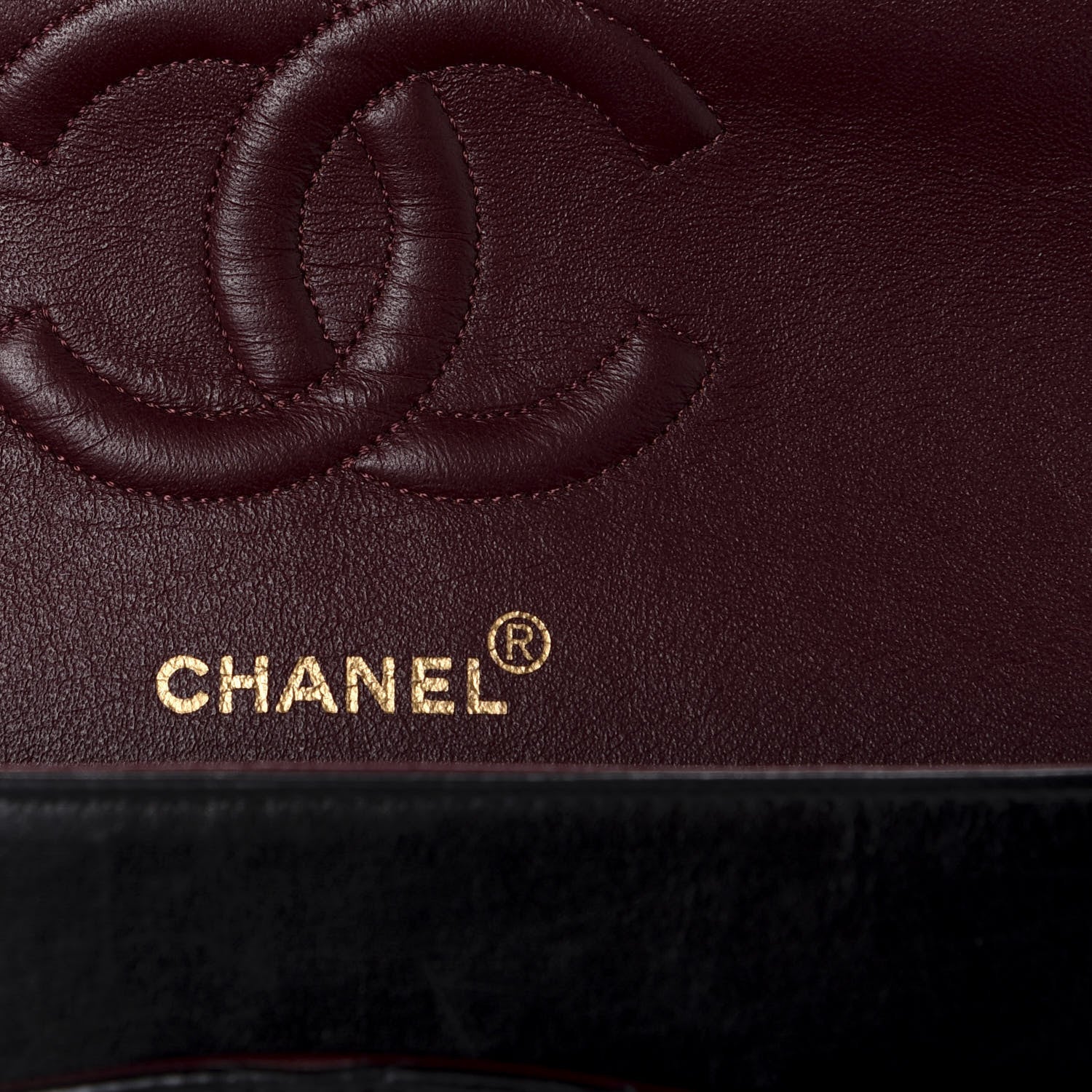 Chanel Lambskin Quilted Medium Double Flap Black 6 of 11