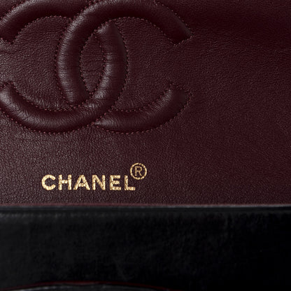 Chanel Lambskin Quilted Medium Double Flap Black 6 of 11