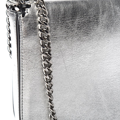 Stella McCartney Metallic Alter Nappa Medium Star Falabella Box Shoulder Bag Silver 14 of 16