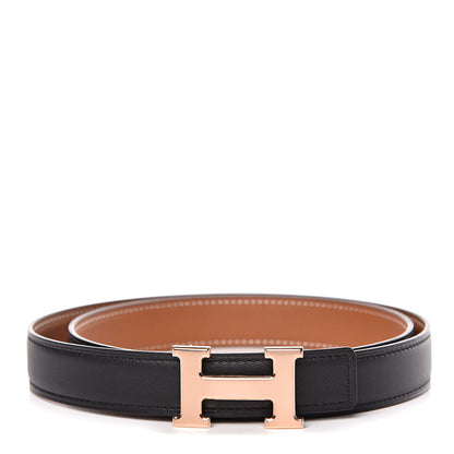 Hermes Swift Epsom 24mm Mini Constance H Belt 90 Black Gold 1 of 7
