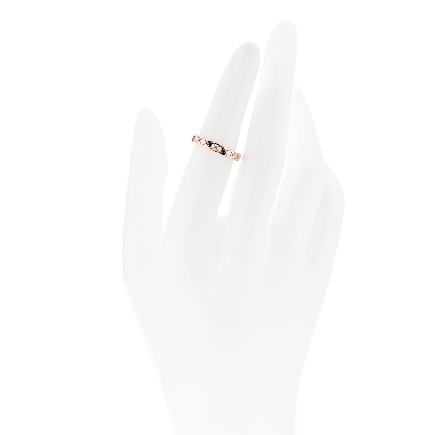 Chanel 18K Beige Gold Mini Coco Crush Ring 50 5.25 2 of 5
