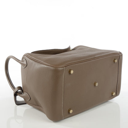 Hermes Taurillon Clemence Lindy 30 Etoupe 4 of 15