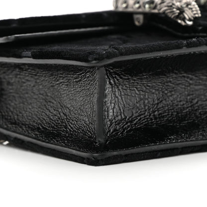 Gucci Velvet Super Mini Dionysus Shoulder Bag Black 8 of 10